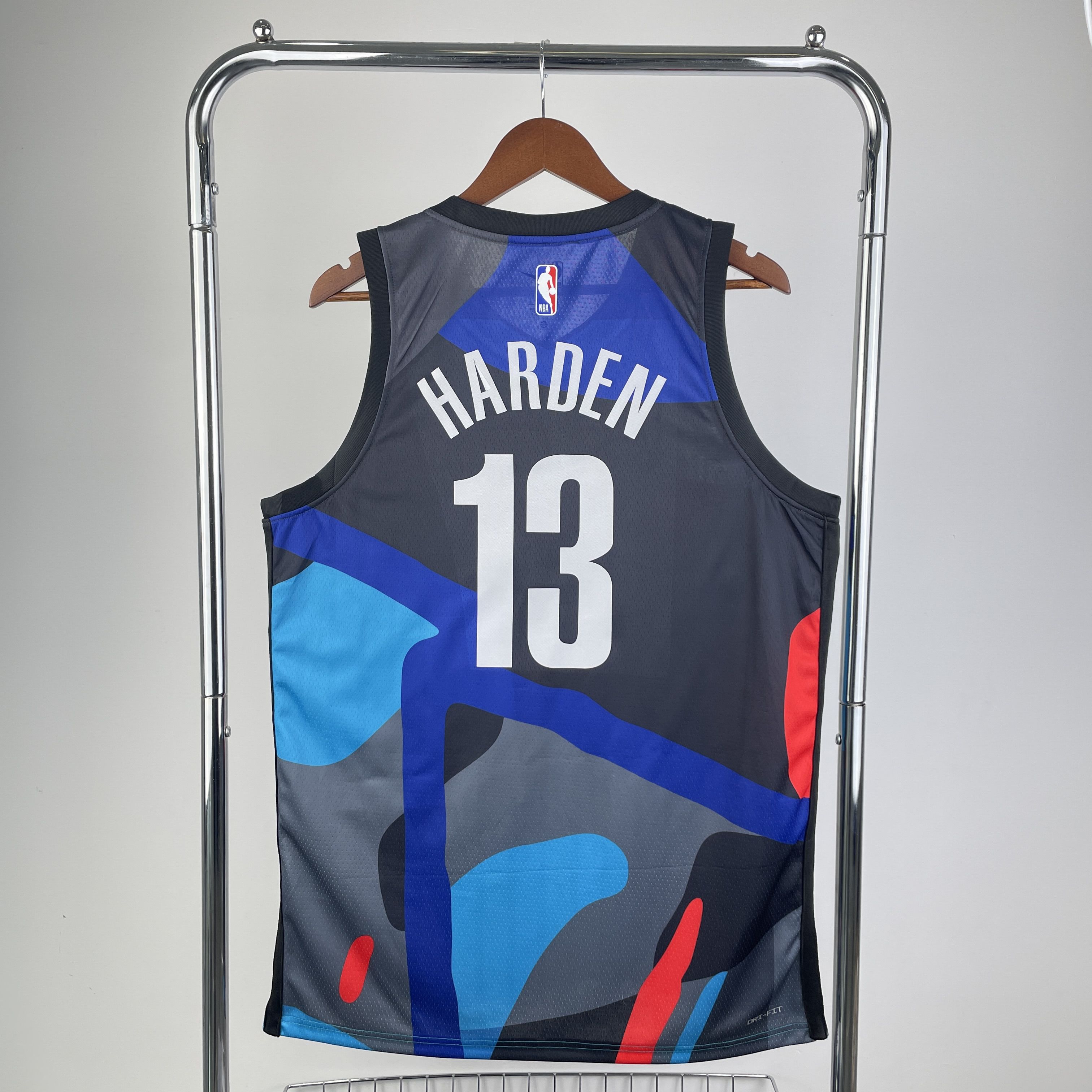 Men Brooklyn Nets #13 Harden Black City Edition 2024 Nike NBA Jersey